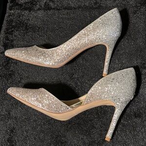 Marc Fisher Ombre Glitter Embellished Cocktail Party High Heels Pumps